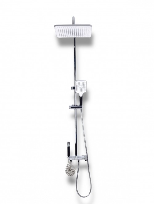 Allimo Prinç Gövde Bataryalı Duş Seti KROM PİANO