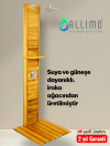 Allimo İroko Ağaç Bahçe ve Havuz Duş seti