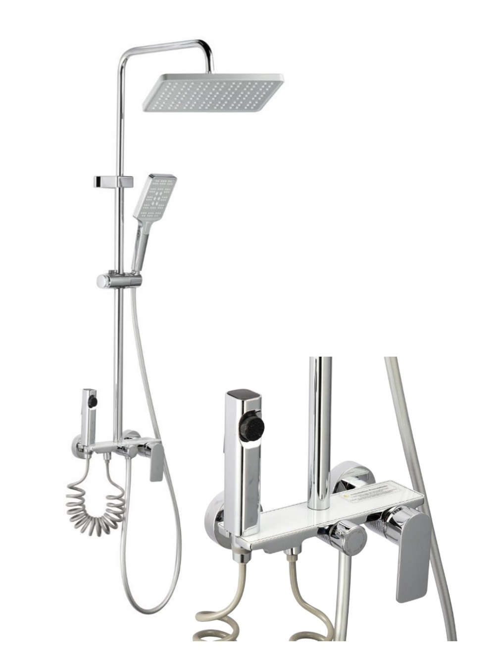 Allimo yeni nesil prinç gövde paslanmaz duş seti