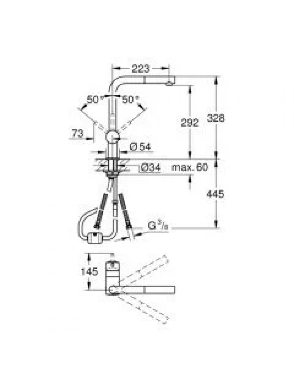 Grohe Concetto Eviye Bataryası - 32659001